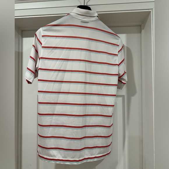 Nike Men’s Dri-FIT S White Striped Golf Polo | Excellent Condition - Picture 3 of 3